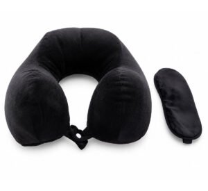 black neck pillow combo